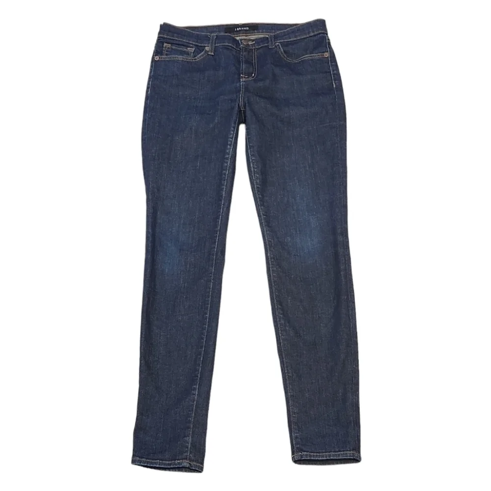 J Brand Women's Dark Wash Skinny Leg Denim Blue Jeans, size 30 / 10
